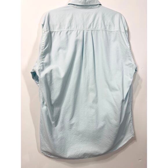 Tommy Bahama Button Up Cotton/Silk Light Blue Lightweight Casual Mens Size Large - Picture 5 of 9